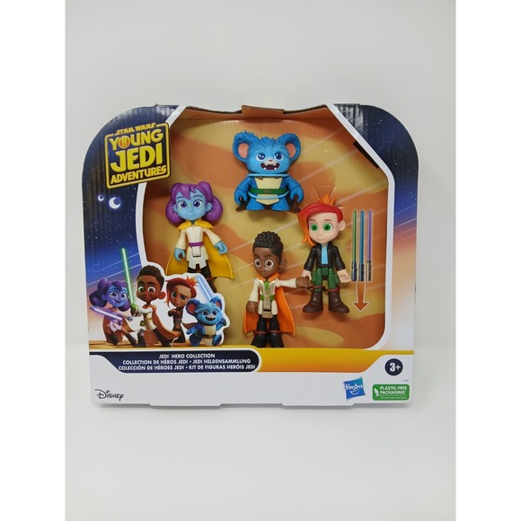 Star Wars Other - STAR WARS YOUNG JEDI ADVENTURES KAI, LYS, NASH &‎ NUBS FIGURES - HASBRO
